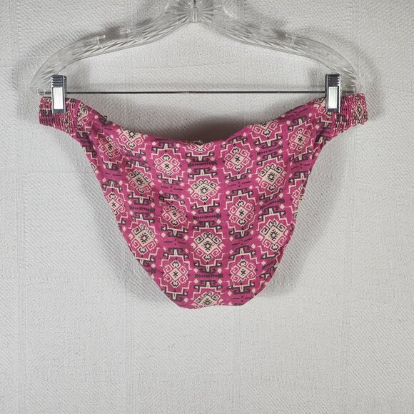 Tori Praver Swimwear Magenta Haze Lined Nylon Span Cheeky Bikini Bottom Size XL - Picture 7 of 16